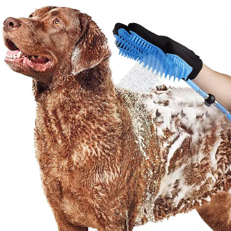 Pet Washing Grooming Tools Dog Cat Massage Shower Sprayer Hair Remover Brush Glove,silicone Pet Bath Grooming Glove