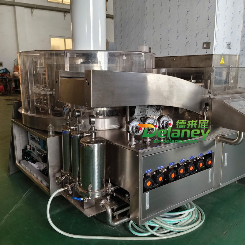 GMP standard  SAT FAT OQ PQ IQ 500bpm aseptic half-plug lyophilized powder freeze-dried powder filling cartridge filling machine