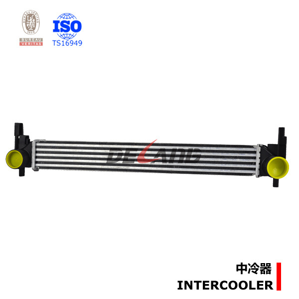 tube and fin intercooler for turbo for VOLKSWAGEN POLO (DL-E167)