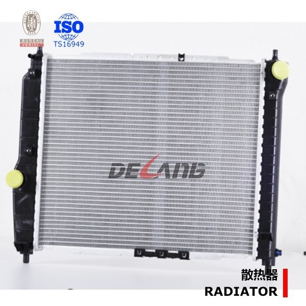 Auto engine cooling radiator pa66 gf30 Shanghai OEM manufacturer for CHEVROLET KLAOS 2002- OE No# 96536523 (DL-B110)