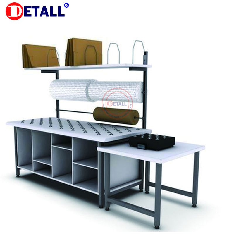 Detall Professional Industrial Packing Table Workshop Workbench with CE standard