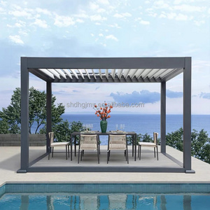 Waterproof Aluminum gazebo Arches Arbours Pergola Kits Rodent and Rot Proof Easy to Assemble for Reliable Use