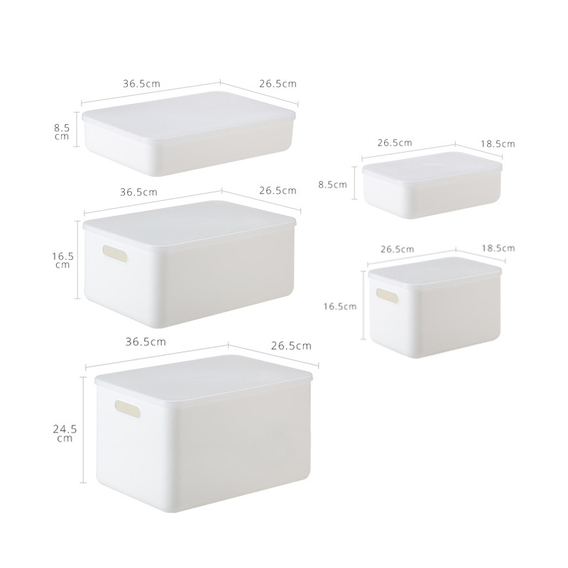 SHIMOYAMA bulk wholesale PP plastic storage box used for daily home storage stackable storage box