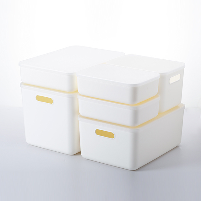 SHIMOYAMA bulk wholesale PP plastic storage box used for daily home storage stackable storage box