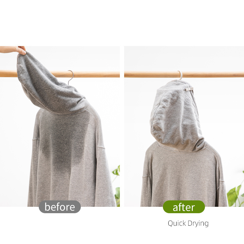 SHIMOYAMA Practical Pp White Foldable Anti Plastic Collapsible Hook Hoodie Folding Creative Quick Drying Auxiliary Hanger Hook