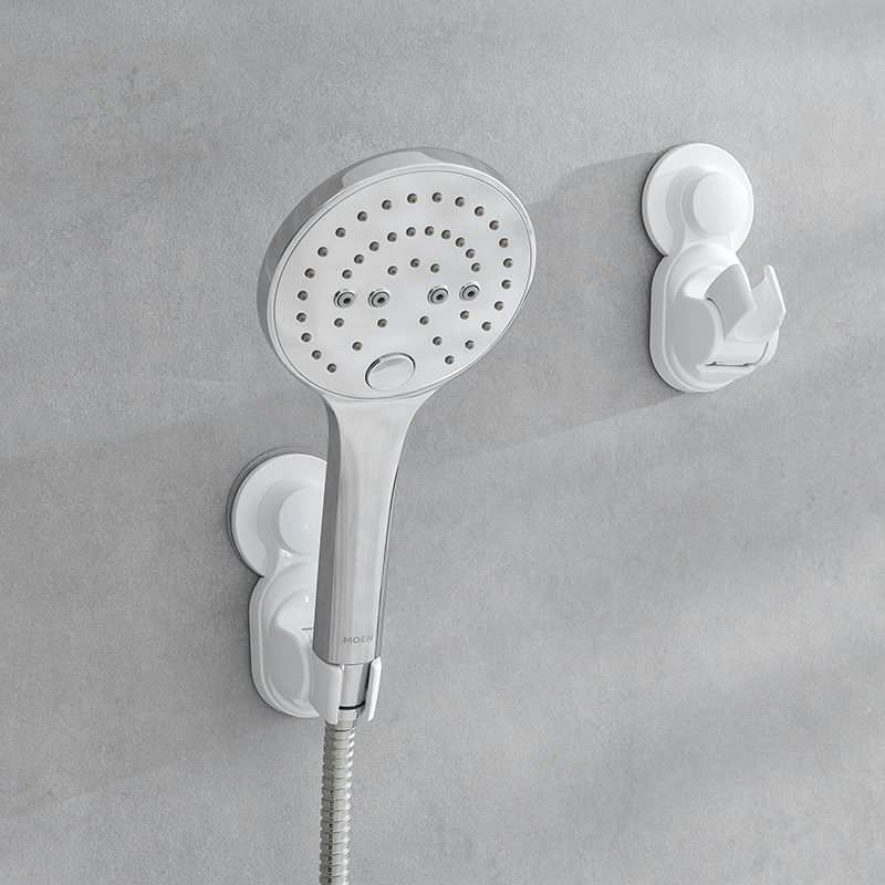 SHIMOYAMA Drill-free Removable Shower Head Holder With Suction Cup Bathroom Shower Hanger Wall Mounted Suction Holder Hook