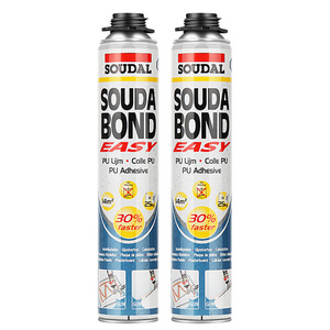 High-end quality SOUDAL750ml construction adhesive, polyurethane foam adhesive to replace cement mortar concrete