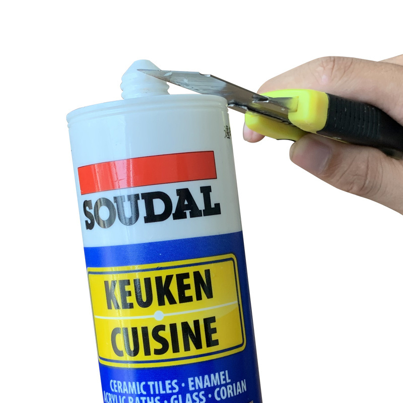 SOUDAL Hot Selling Product Adhesive Sealant Tank Waterproof and Mould Proof Multi-purpose Silicone Glass Glue