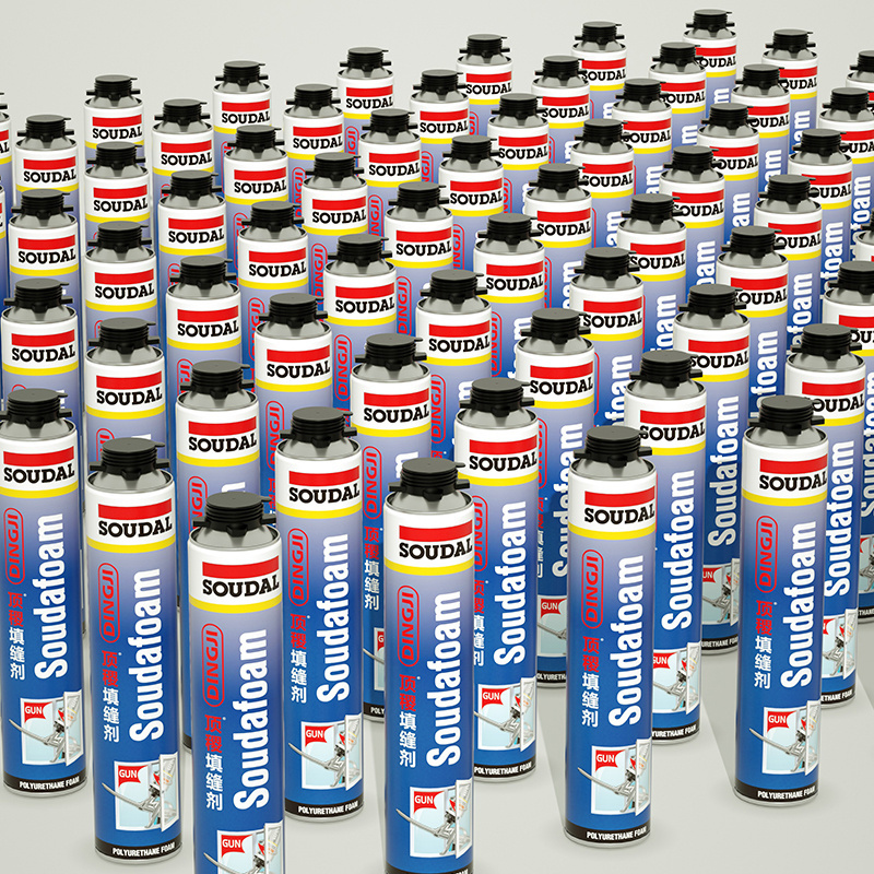 Hot Sale SOUDAL 750ML Expanding Foam Polyurethane PU Spray Foam Liquid Polyurethane Fixing Foam