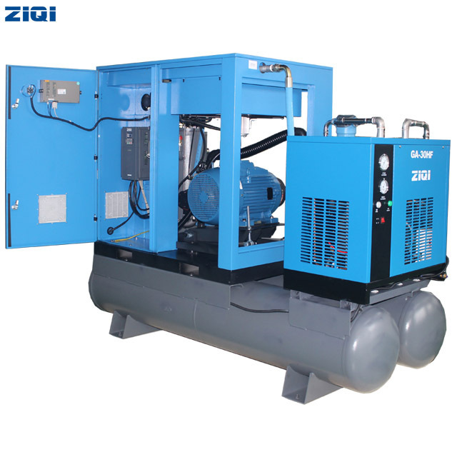 30 hp 410V air-cooling high quality stationary air screw combined type compressors with best quality used in industry