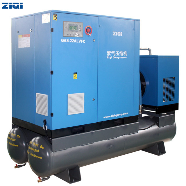 30 hp 410V air-cooling high quality stationary air screw combined type compressors with best quality used in industry