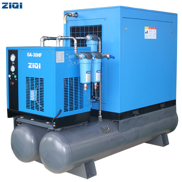 30 hp 410V air-cooling high quality stationary air screw combined type compressors with best quality used in industry