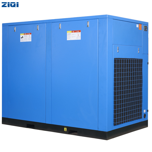 Top Sale Air-Compressor Industrial Stationary AC Power WEG Motor Air Cooled Oil Lubricated Screw Air Compressor