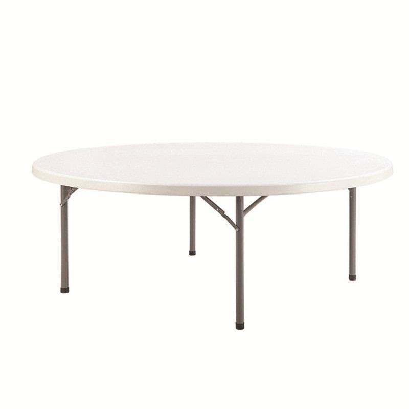 5ft HDPE round folding table used for banquet wedding 152cm