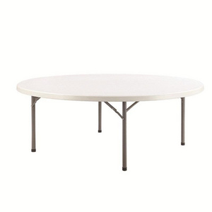 5ft HDPE round folding table used for banquet wedding 152cm