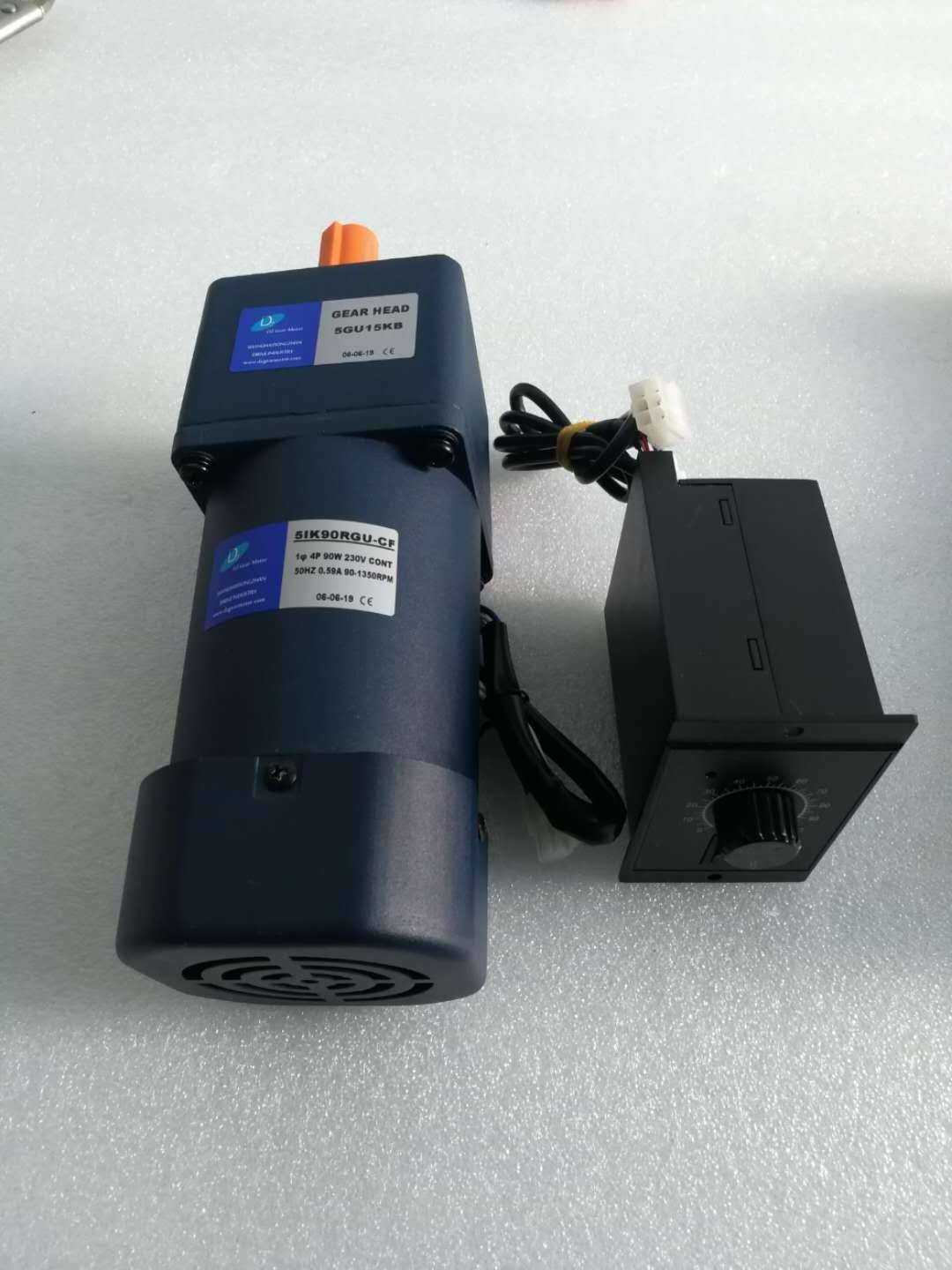 6~250W 220V 110V AC Gear Motor with Speed Controller