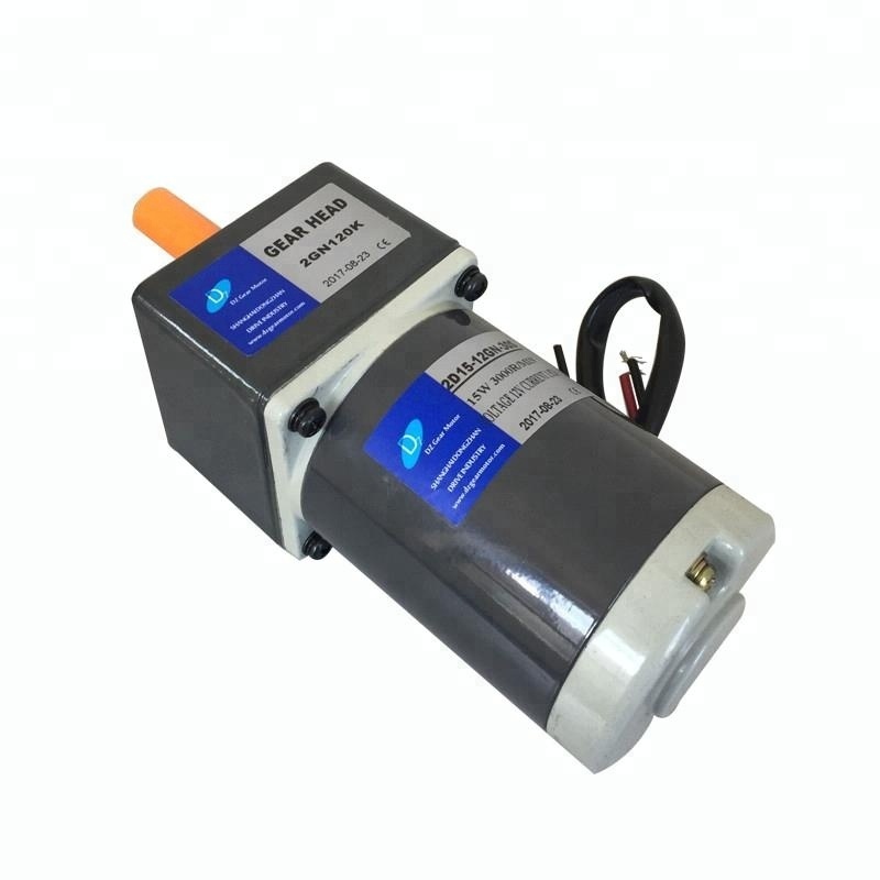 DZ variable speed  250w high torque dc gear motor  controlador velocidad de motor dc