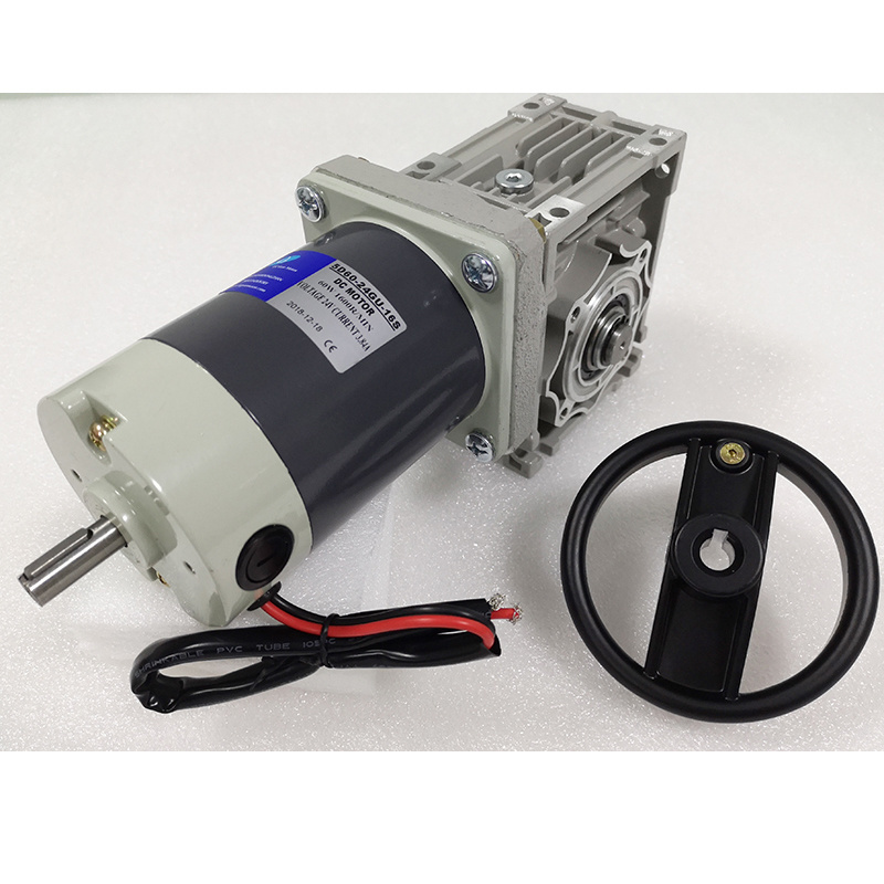 12v 24v dc motor with worm gear box and high torque and low speed dc gear motor