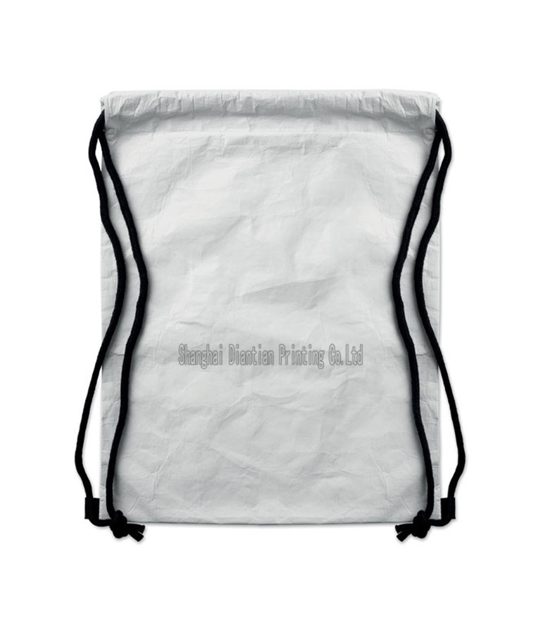 Drawstring Bags Custom Design Reusable Tyvek Dupont Paper Storage Bags