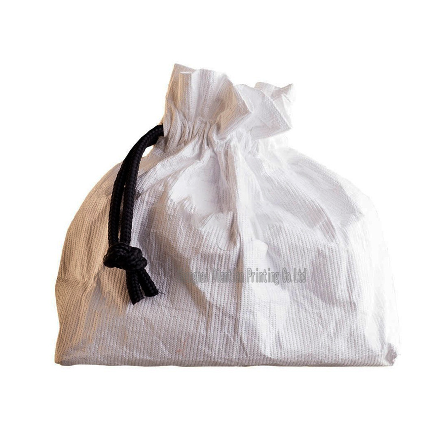 Drawstring Bags Custom Design Reusable Tyvek Dupont Paper Storage Bags