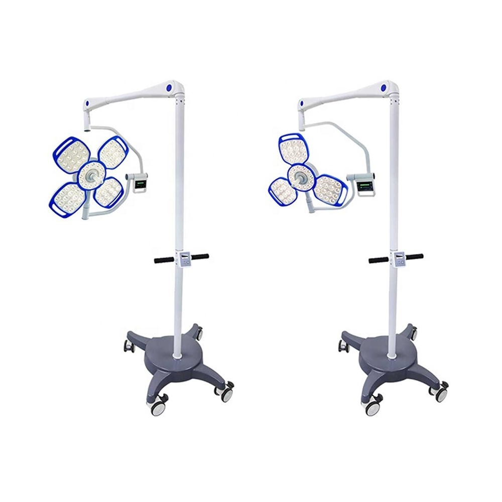 Battery Operated Operating Lamp  Portable Shadowless Surgical Light  Mobile Led Operating Lamp Surgery Lamp With Monitor