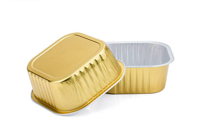 Square Aluminum Foil Cake Pan 100 ml 44 Ounces Mini Cupcake Cup Pan with Lids Disposable Dessert Pans Flan Baking Cups