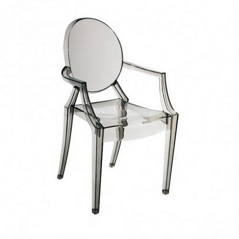 Transparent resin ghost acrylic chair dressing crystal ghost chair restaurant hotel  wedding crystal dining chair