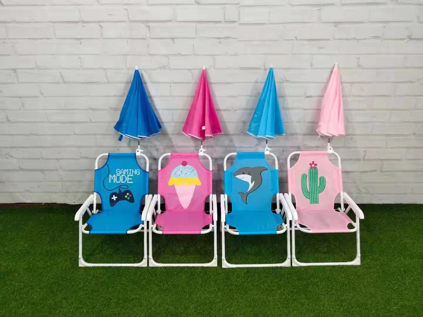 Hot Sale Factory Direct Kids Beach Chair With Umbrella Lightweight Folding Beach Chair Outdoor Camping Fishing Chair