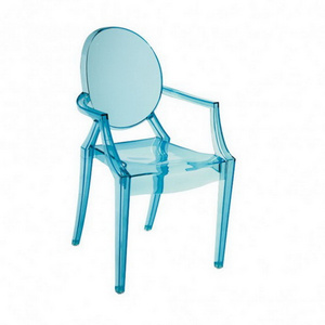 Transparent resin ghost acrylic chair dressing crystal ghost chair restaurant hotel  wedding crystal dining chair