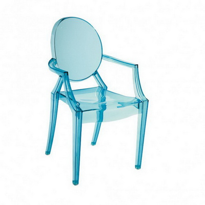 Transparent resin ghost acrylic chair dressing crystal ghost chair restaurant hotel  wedding crystal dining chair