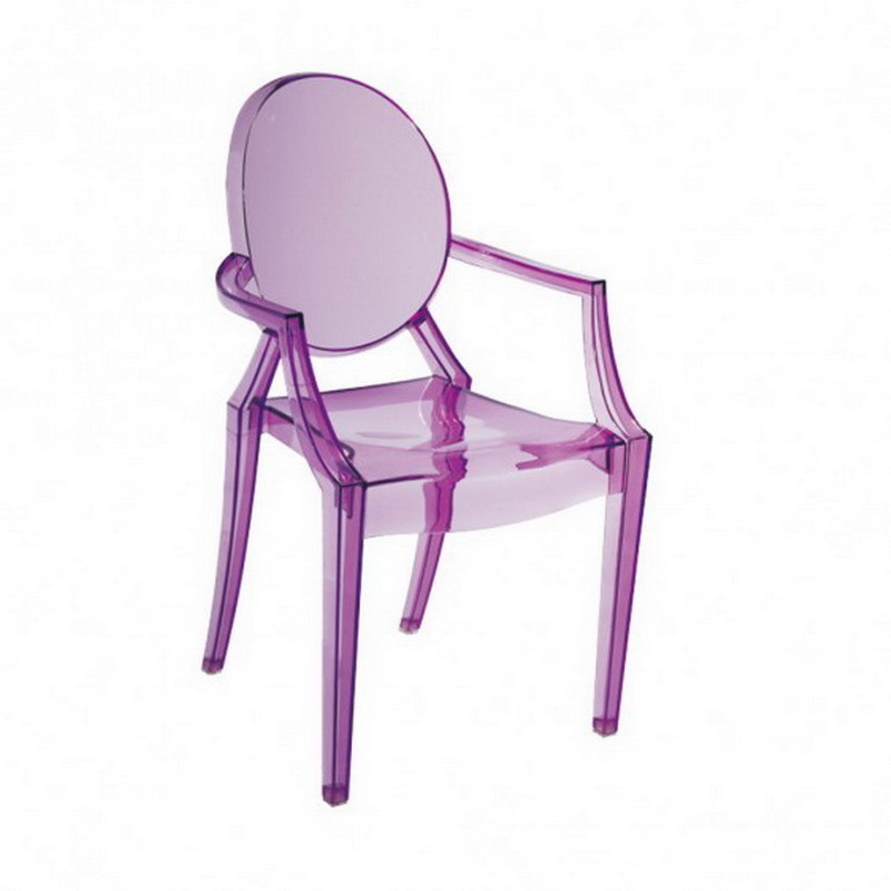 Transparent resin ghost acrylic chair dressing crystal ghost chair restaurant hotel  wedding crystal dining chair