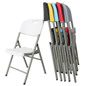 Plastic folding chairs portable camping leisure picnic tables and chairs outdoor folding plastic chairs