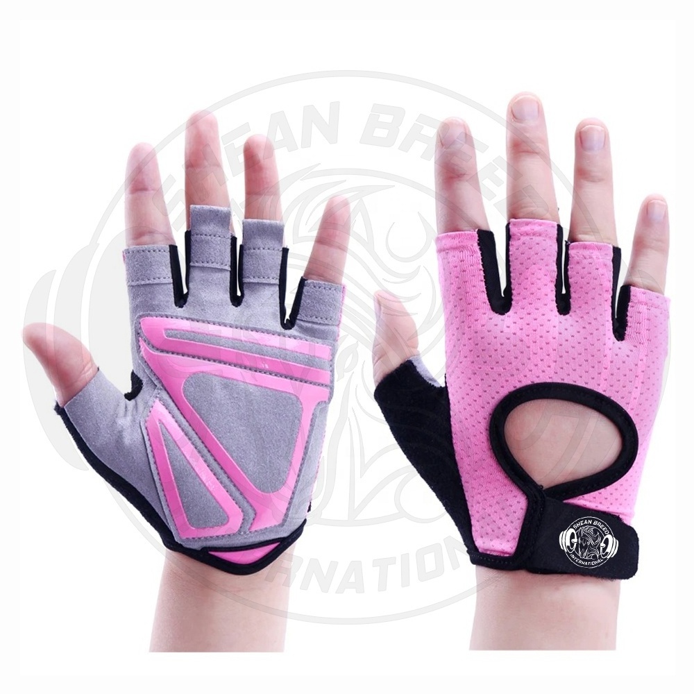 Workout Gloves for Men and Women Lightweight Breathable Exercise Weight Lifting Gym Fitness Leather Half Finger Gloves