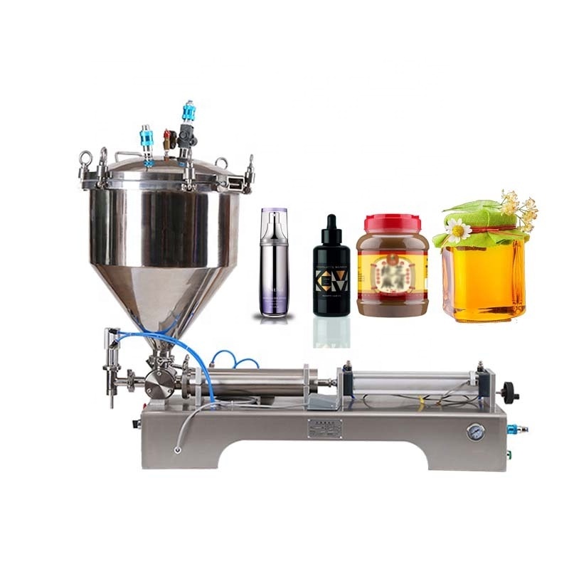 Small Very Viscous food Paste Pressurized Filling Machine honey filling machine