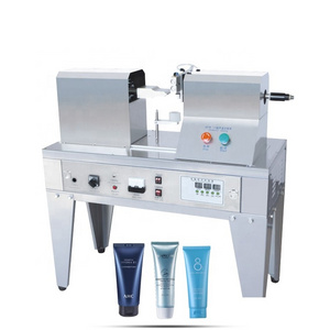 2024 New Manual Semi Automatic Ultrasonic Plastic cosmetic Hand cream Lotion soft Tube Sealer Sealing Cutting Machine