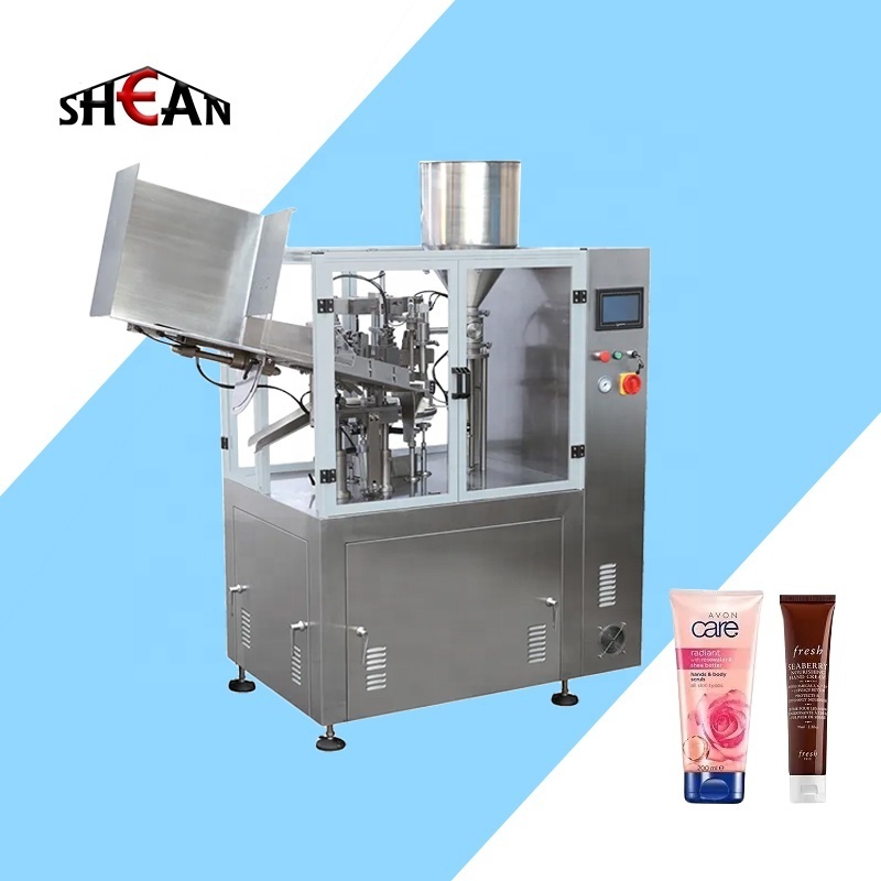 Fully Automatic filling sealing machine for Plastic Toothpaste Tube Soft Cosmetic Cream Paste Tube Filling Sealing Machine