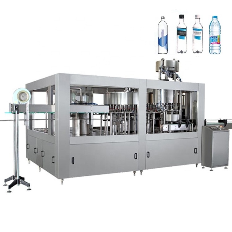 Full Automatic 3 in 1 mineral water filling machine equipment water pure filling packing machine