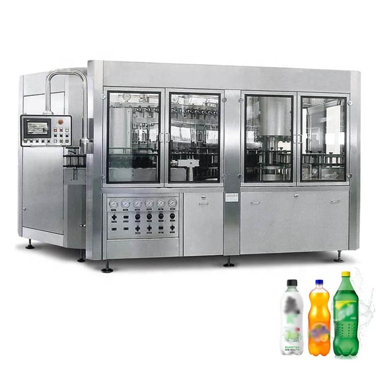 Carbonated Beverage Drink Making Machine PET bottle Filling Machine/ Soda Water Bottling Machine