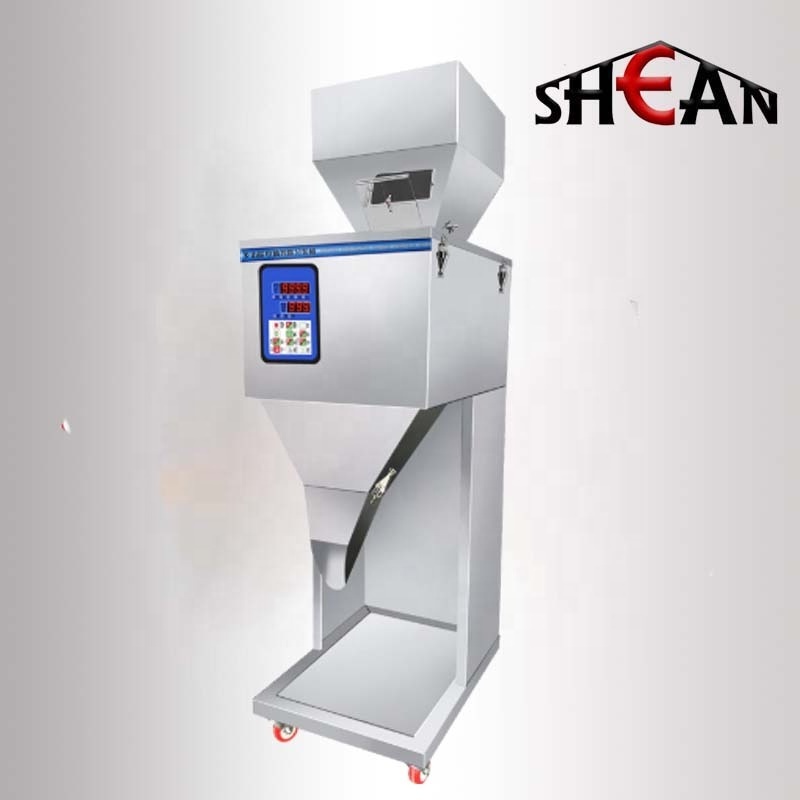 Semi automatic tea sachet seeds spices bag dispenser counting Digital Control weight filling machine