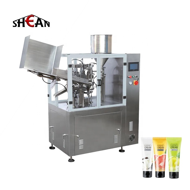 Fully Automatic filling sealing machine for Plastic Toothpaste Tube Soft Cosmetic Cream Paste Tube Filling Sealing Machine