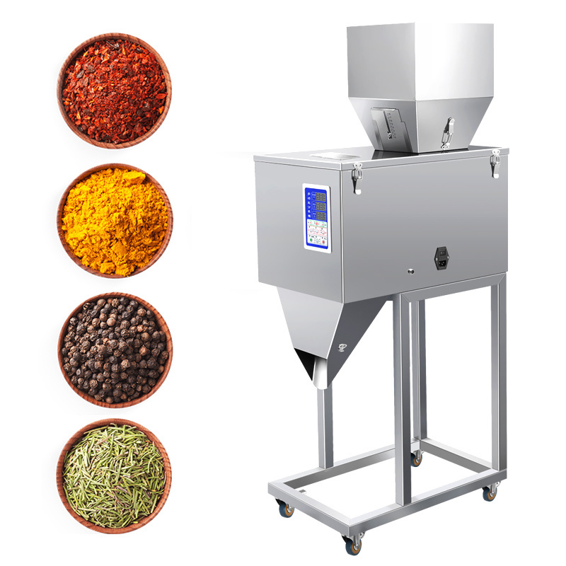 Automatic Bag Powder Filler Particle Weighing Filling Machine for Tea Seeds Grains food packing machine