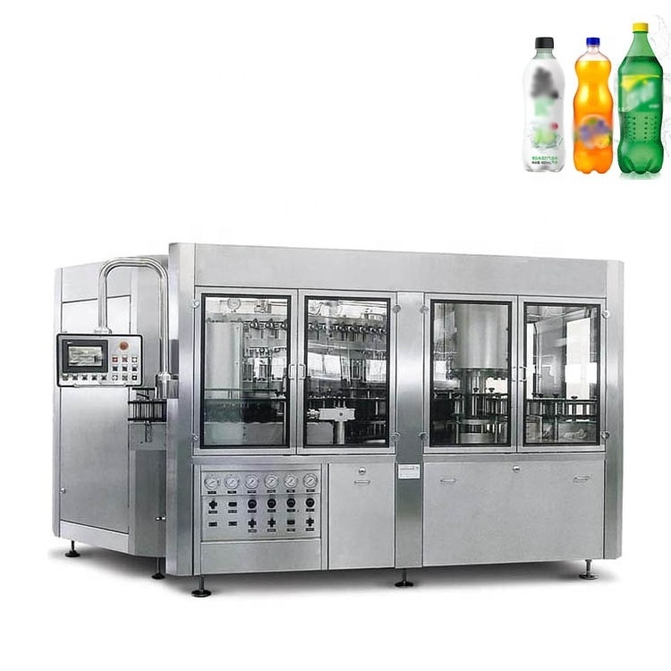 Carbonated Beverage Drink Making Machine PET bottle Filling Machine/ Soda Water Bottling Machine