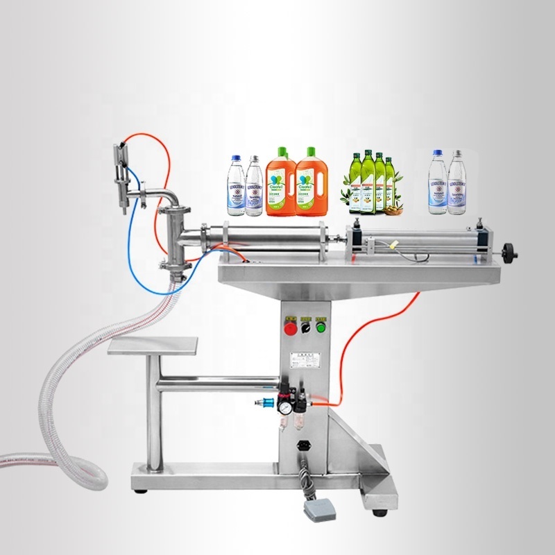 Mini juice oil liquid bottle Filling Machine  Pure Water filling machinery Can Bottle Filler