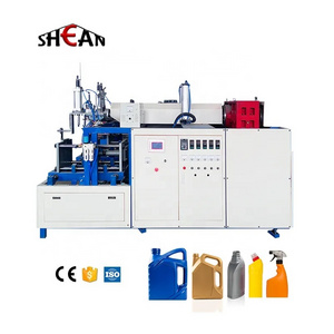 Automatic 1L 2L 5L Cosmetics Detergent Shampoo Lubricant Oil Plastic Bottle Jerrycan Making Extrusion Blow Molding Machine