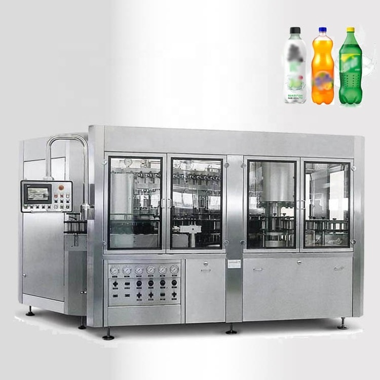 Carbonated Beverage Drink Making Machine PET bottle Filling Machine/ Soda Water Bottling Machine