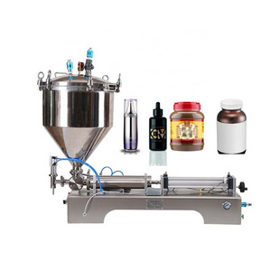 Small Very Viscous food Paste Pressurized Filling Machine honey filling machine