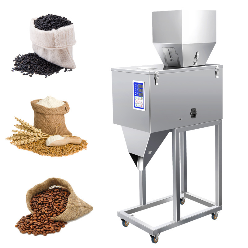 Automatic Bag Powder Filler Particle Weighing Filling Machine for Tea Seeds Grains food packing machine