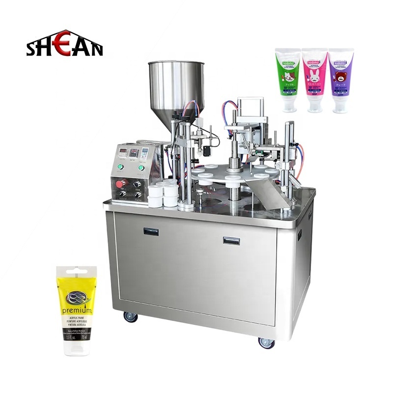 Semi Automatic Plastic tube filling and packing machine ultrasonic heat sealing machine