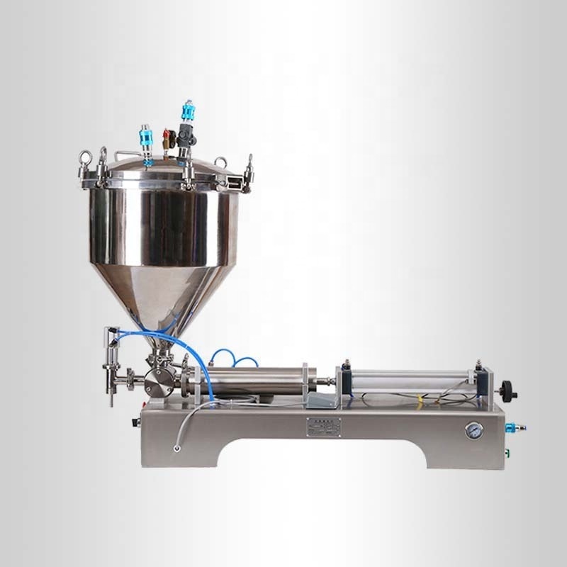 Small Very Viscous food Paste Pressurized Filling Machine honey filling machine