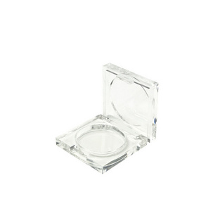 Ready to Ship In Stock Empty Transparent Powder Compact Multi-color Eyeshadow Case Lipstick Container Blush Box 7ml capacity